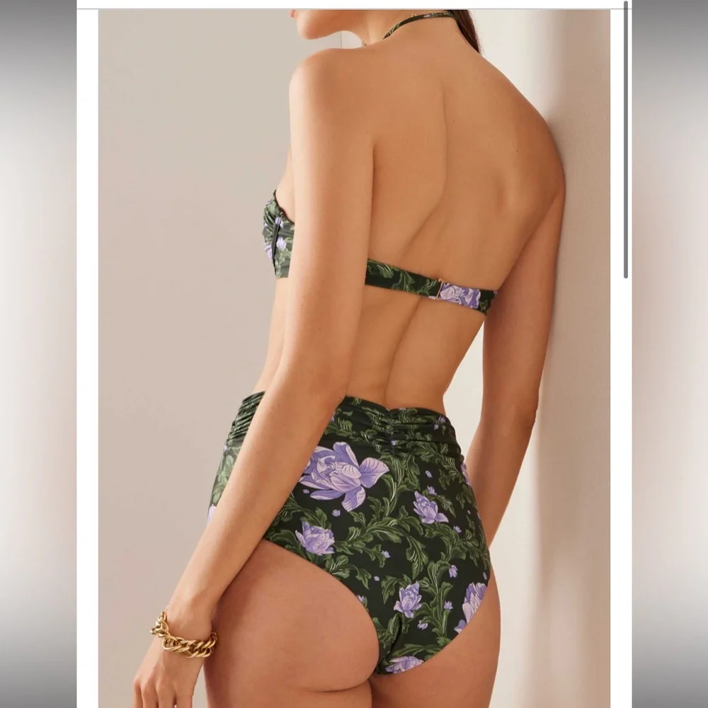 NWT AGUA BY AGUA BENDITA Bronce bikini top & Vaiven bikini bottom